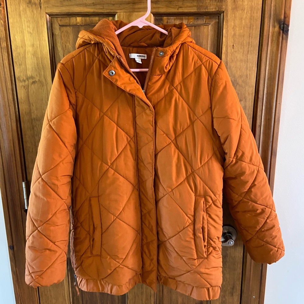 Sonoma Goods for Life (Kohl’s) Women’s Maternity Coat (Nutmeg) - Size Small